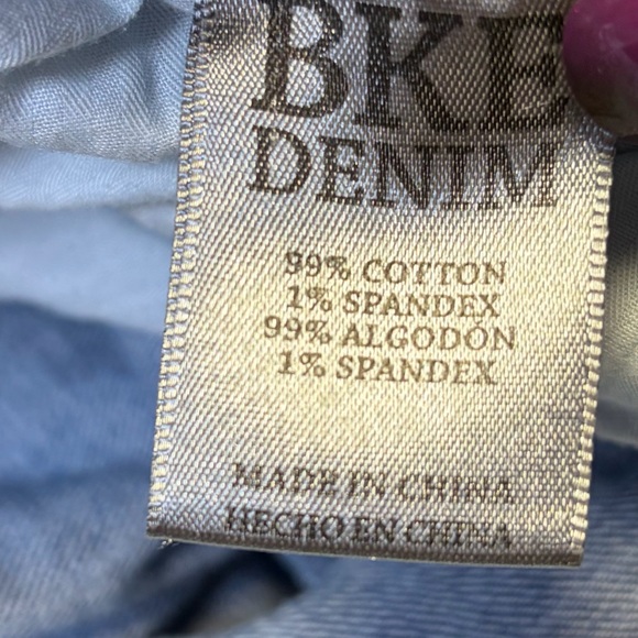 BKE Buckle Jake Straight Leg Blue Jeans Men’s 34 R Distressed Western - Picture 11 of 12